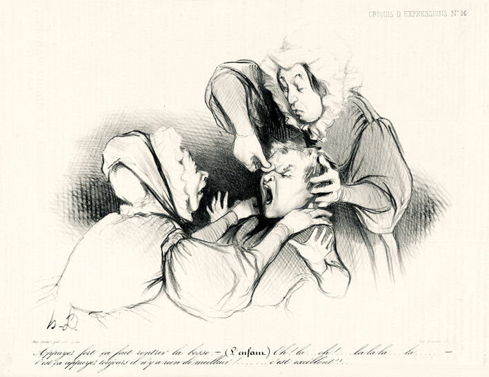  奥诺雷·杜米埃 Honore Daumier ——用力挤压